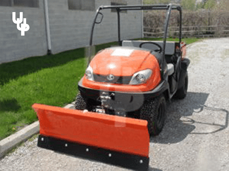 ATV Snow Plow with Urethane Cutting Edge