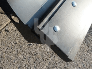 Urethane Snow Plow Blade Closeup