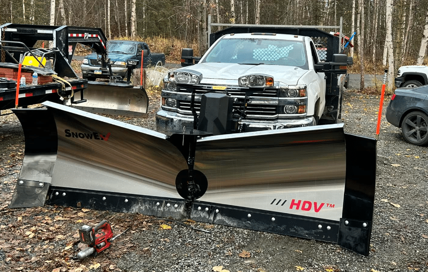 Plow Wing Kit – Red, Black Tubes, Red Markers – Snow Plow Wings