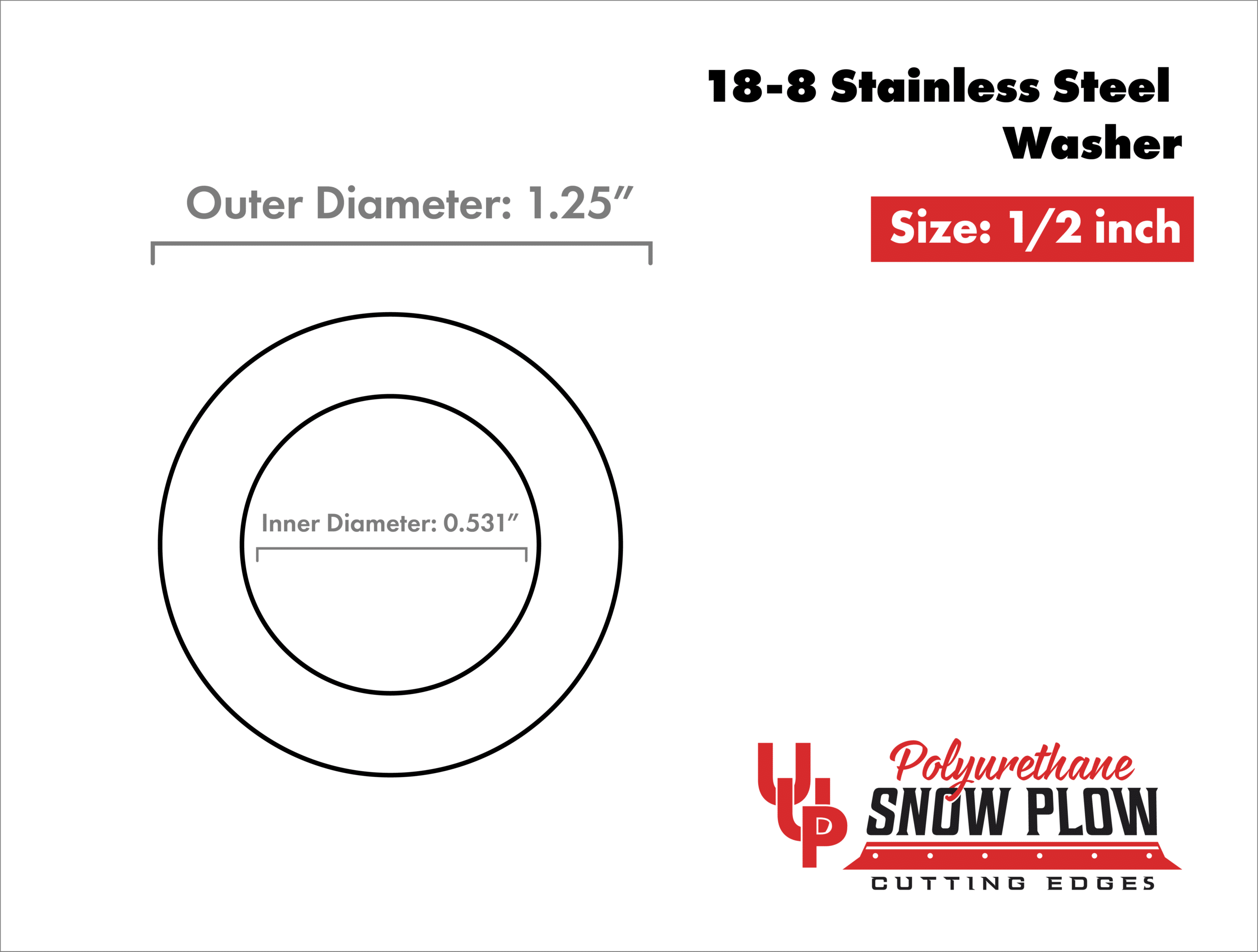 18-8 Stainless Steel Washer